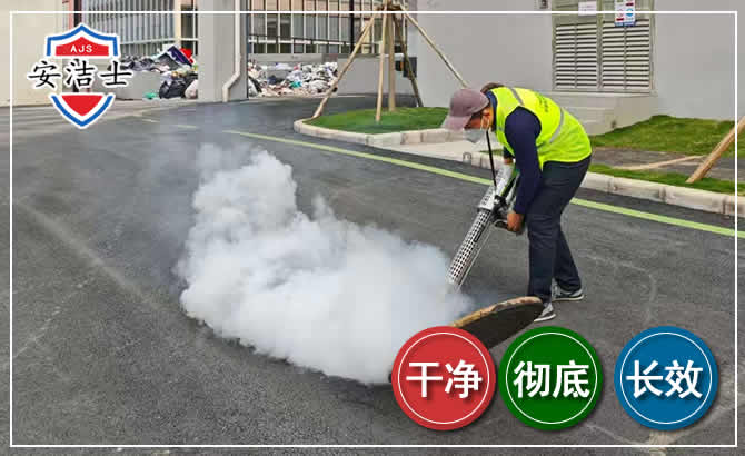 吉阳区消杀防疫现场